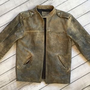 Viparo Men's Leather Jacket, Size M, EUC!!!